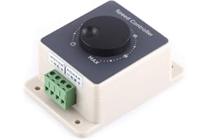 MAGT Controller Speed 12v Motor Regulator 12v, Motor Speed Regulator PWM Pulse Width Modulator 10-60V 20A DC Waterproof Shell