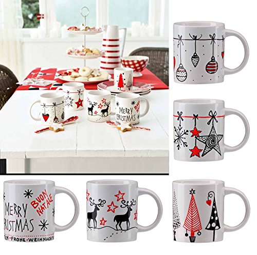 Marabu Porcelain Glas Painter TassenSet ´WINTER STAR´ - 2