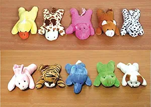 Skylofts Cute Imported 13cm Animal Soft Toys Fridge Magnets- Soft Toys for Boys & Girls (Pack of 6)
