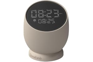 KREAFUNK - Bell - Alarm Clock with Sound - Ivory Sand (KFYI09)