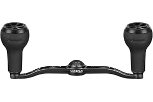 GOMEXUS Power Handle Compatible for Shimano SLX Tranx Daiwa Tatula Zillion Abu Garcia Revo 13 Fishing Baitcasting Reel Replacement Parts| Bass Fishing