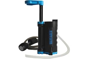 LifeSaver Wayfarer Portable Water Purifier - Lightweight, Compact, Handheld Water Filter for Camping Accessories & Survival Equipment - Purifies 5000 Litres, Ideal for Hiking & Travel