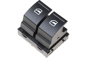 LEDFEWAG Commutateur de Lève-vitres côté passager pour Auto 1K3959857 Compatible Pour Golf Mk5 Caddy pour Passat Eos pour Jetta