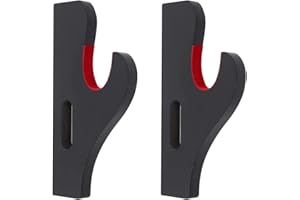 Z-fiber Support d'épée Katana support mural 1 paire de tapis en velours crochet réglable présentoir Samurai sabre laser Demon Black (1 niveau rembourré)