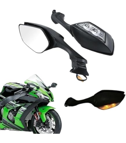鏡台 SRPHERE Motorcycle Mirrors With Turn Signals Rearview Side Mirror