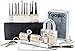 Produktbild Yoopik umfasst ein 15-teiliges Lockpicking Set/Dietrich Set mit 2 Trainingsschlössern – ein Lockpick-Satz in einem Etui und einer E-Book-Anleitung