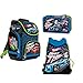 Produktbild Hot WHEELS CARS AUTOS SCHULRANZEN 6 Teile Set RANZEN SCHULRUCKSACK Rucksack TASCHE Tornister Federmappe mit Sticker von Kids4shop