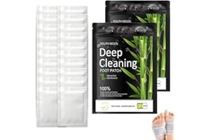 PacuM 40 Pezzi Cerotti Piedi Cerotti Detox Piedi Elimina Tossine 100% Naturali Disintossicante per Rimuovere Tossine Aiuto Sonno Circolazione Sanguigna Migliorare la Qualità del Sonno