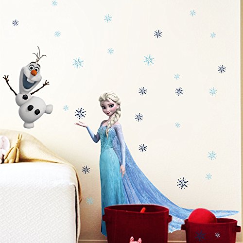 XXL Sticker Eiskönigin Frozen Elsa Olaf - 3