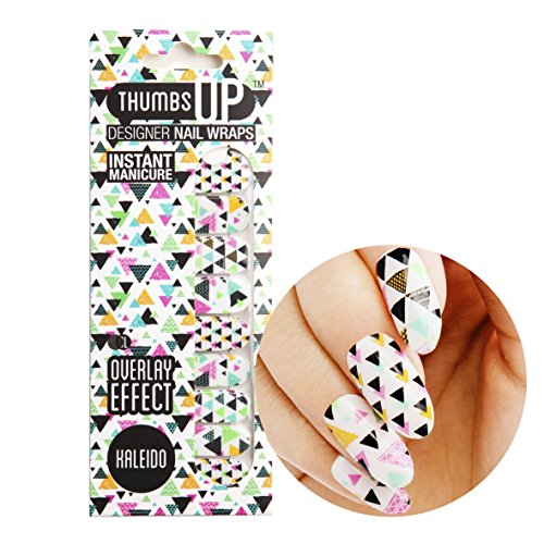 Preisvergleich Produktbild ThumbsUp Nails - Kaleido transparente Nagelfolien 20 Folien / Packung