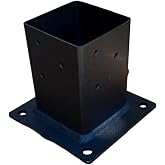 Montaj ayağı 8x8cm ahşap bah&ccedil;e ev Kamelya Pergola Demir Bağlantı &Ccedil;ardak Bungalov Kolon Payanda Tente Branda &ccedil;adır T&uuml;t&uuml;cu &Ccedil;it 