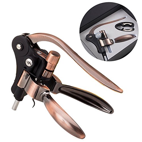 Sacacorchos,Smaier Abridor de Botellas Patrón Vino Conjunto Conejo Abrelatas del Vino del Regalo del Cabrito - Kit de Accesorios de Vino