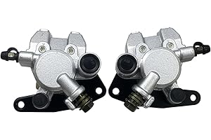 Mabutingti Étriers de Frein Avant Gauche Droit pour Suzuki Quadsport 250 400 LTZ 250 400 Eiger 400 500 Ozark 250 Vinson 500 LTA 400 500 LTF 250 400 avec Plaquettes de Frein