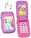 Produktbild elektrisches Handy mit Sound - Disney Princess - Prinzessin - für Kinder / Mädchen - Maus - Auto Kinderhandy / Spielzeughandy - Spielzeugtelefon - Klapphandy ..