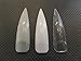 50 x Top Quality False long length Full Coverage Extreme Stiletto Point Tip French false nails, 10 different sizes (5 of each size) & small glue by Fat-Catz-copy-catz (50x Pointed Natural Nails)