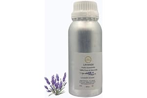 ISOPE PROVENCE Huile Essentielle de Lavande 500 ml, Producteur/Récoltant Français de la Drôme, 100% Pure et Naturelle, pour Diffuseur, Aromaterhérapie, Relaks, Masaż