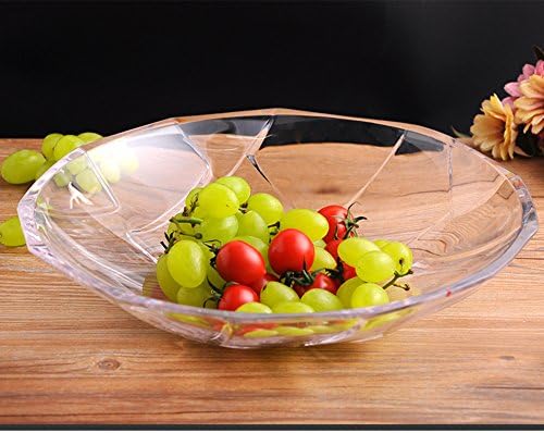 Highquality acrylic fruit bowl PC transparent bowls plastic snacks Candy plate fruit plate fruit plateKTVFruit bowl-G