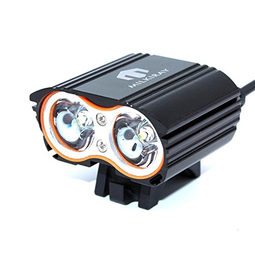 Super LED Nachladbare Wasserdichte Fahrradlicht Fahrradlampe Fahrradbeleuchtung Fahrrad Scheinwerfer Vorne Lampe Berg Straße Kamping Reise mit Batterie & Ladegerät - 8