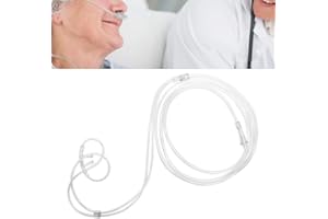 Qinlorgo Soft Nasal Oxygen Cannula for All Brands Of Oxygen Generators - Household Universal Double Hole Soft Nasal Cannula Disposable Nasal Oxygen Tube(2m)