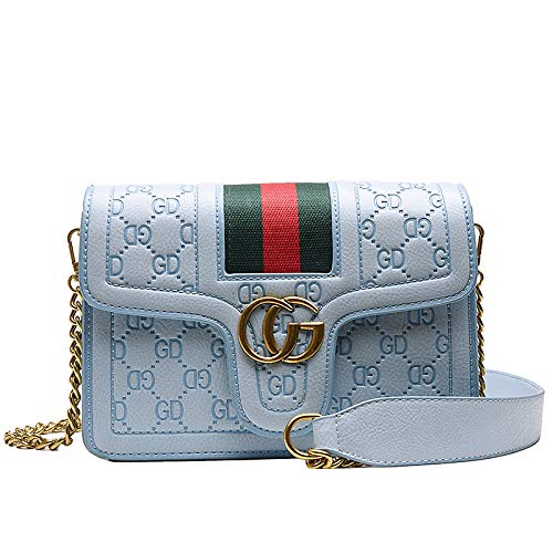 Mrs. Li's shop Sac de Mode Femme Nouvelle chaîne Tendance Petit Sac carré Simple épaule Sauvage Messenger Sac PU Sac Femme