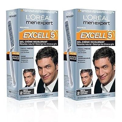 L'Oréal Men Expert L'OREAL Men Expert - Gel Recolorant - Excell 5 minutes - 70ml - 2 brun profond naturel