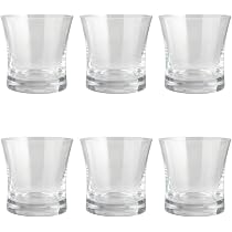 bohemia-crystal Grace Whiskey Glass Set,280ml,Set of 6,Lead Free ...