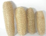 Threesome Ridge Ground Fiber Natural Loofah 4 Pieces Family Pack Threesome Ridge Ground Fiber Natural Loofah 4 Pieces Family Pack