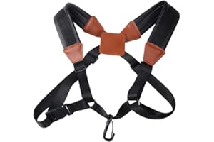 NAVNA Sassofono Doppia Tracolla Lunghezza Regolabile Sax Spalla Imbracatura Tracolla Per Strumenti Musicali Accessori Parti Accessori Sassofono Cinghia Confortevole