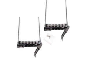 Heretom 2-Pack 2.5" Vassoio Tray Caddy Staffa SAS/SATA Hot-Swap per dell PowerEdge Server R320 R420 T420 R430 R530 T620 R620 R630 R720 R720xd R730 R820 R820 R920 e Altro