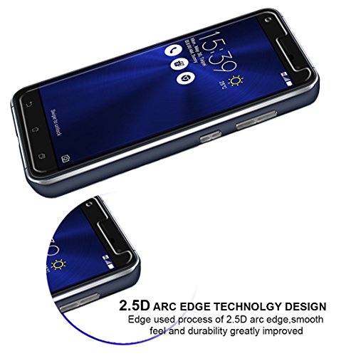  2 Unidades  Asus Zenfone 3 ZE520KL 5 2    Protector de Pantalla  iVoler  0 3mm Dureza 9H  Protector de Pantalla de Vidrio Templado Cristal Protector para Asus Zenfone 3 ZE520KL 5 2    -Dureza de Grado 9H  Espesor 0 30 mm  2 5D Round Edge- Ultra-trasparente   Anti-golpe   Ajuste Perfecto   No hay Burbujas - Garant  a Incondicional de 18 Meses