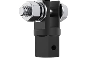 SDYGDB Scissor Jack Adapter for 1/2 inch Drive/Impact/Wrench/Standard Drive Sockets Heavy Duty Steel Scissor Jack Drill Adaptor for Most Ring/Double-Holes Scissor Jacks