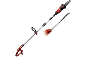 Einhell Herramienta multifunción inalámbrica GE-HC 18 Li T Kit Power X-Change (iones de litio, 18 V, incluye batería Power X-Change de 3,0 Ah y cargador rápido)