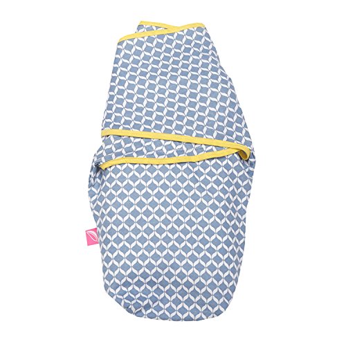 Preisvergleich Produktbild Motherhood Ganzkörper-Pucktuch / Strampelsack / Wickeltuch, 100% naturreine Baumwolle, Blau Classics 2017