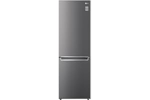 LG GBP61DSPGN Frigorifero Combinato Total No Frost con Congelatore, 341 L, 35 dB(A) re 1 pW, Compressore Smart Inverter, Fresh Converter, Smart Diagnosis - Frigo con Freezer e Display LED Interno