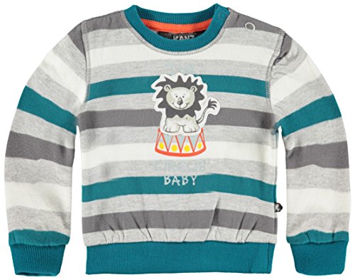 Kanz Baby Boys Sweatshirt 1/1 Arm Striped Crew Neck Long Sleeve Sweatshirt, Multicoloured (y/d Stripe Multicolored 0001), 3-6 Months