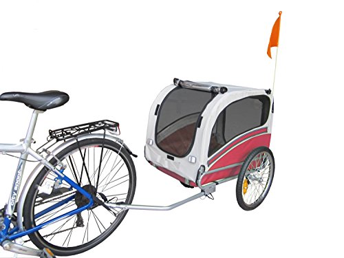 PAPILIOSHOP SNOOPY Remolque y carrito para el transporte de perro perros mascota por bici bicicleta carro bicicletas.