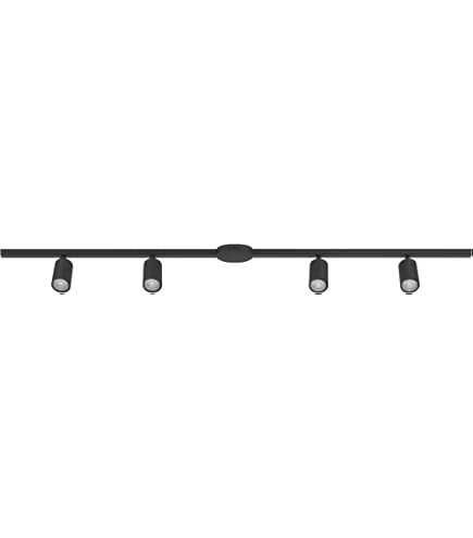 Basisset Track 1,5 meter 4x Spot Cilinder Brons - Van den Heuvel Verlichting
