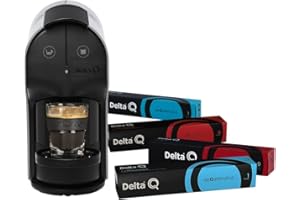 Delta Q Promo Machine avec capsules - Cadeau rapide blanc 100 capsules