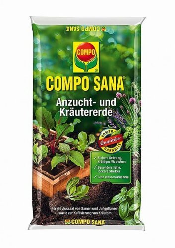COMPO SANA® Anzucht- und Kräutererde 5 l