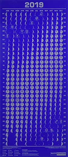 Mini-Mondphasenkalender 2019