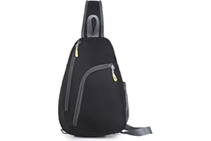 COOLTTO Man Bag for Men and Women Anti-Theft Chest Backpack Bag Lightweight Water Resistant Crossbody Rucksack for Hiking, Sport, Travel