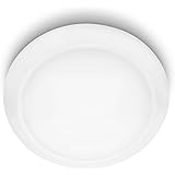 Philips Cinnabar Lampada da Parete o Soffitto, Lampadina LED Inclusa, 1 x 6 W, Diametro 27 cm, Bianco