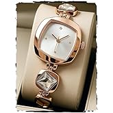 styledose Luxury Dial in Square case with Ston Studded brecelet Strap Quartz Analogue Wrist Watches for Women's & Girls&Miss&