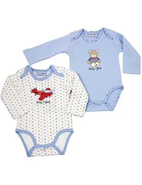 Salt and Pepper Baby Glück Jungen 2er Set Langarmbody