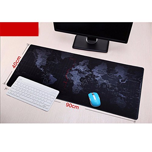 Vindar Mauspads Multifunktionale Schreibtischauflagen Rutschfest Mausunterlage für Haus und Büro 35.4 x 15.7 x 0.12 Zoll - 4