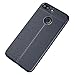 Produktbild Alsoar ersatz für Huawei Y6 2019 Hülle,Ultra Dünn Weich TPU Silikon Huawei Y6 2019 Handyhülle Anti-Scratch Stoßfest Flexibel Litschi-Muster Leder Braun Case 360 Grad Schutzhülle (Blau)