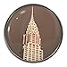 Price comparison product image Chrysler Building Scene Design Metal Pin Badge