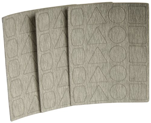 28826 Sandpaper for PS 12, 3 Sheets 400-Grit with Each 20 Pads, Metal, ‎18.49 x 8 x 2.01 cm