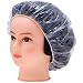FOK Set of 100pc Disposable Transparent Shower Cap With Elastic Band For Home Use/Salons/Spa/Hair treatment/Beauty Parlours For Both Men And Women Bathing Accessory RS.363.00