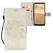 Produktbild Huawei Mate 10 Lite Hülle, CLM-Tech Tasche aus Kunstleder Wallet Case - Schutzhülle [Standfunktion] [Magnetverschluss] [Kartenfächer] [Handschlaufe] Flip Cover - Bookstyle Handy Flipcase Baum Katze Schmetterlinge gold, PU Leder-Tasche für Huawei Mate 10 Lite Lederhülle